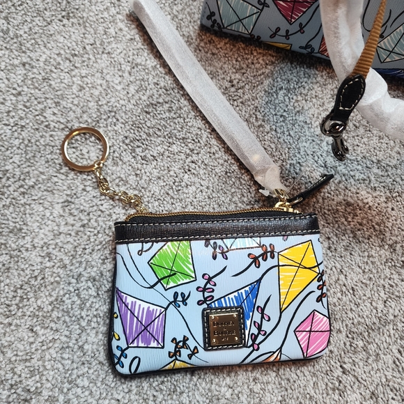 NWT Dooney & Bourke Small Shopper and Medium Wristlet Kite Rare Limited Edition - Picture 8 of 8